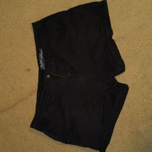 Faded Glory Black Chino Shorts